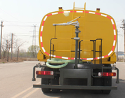 High Efficiency 25CBM Water Tank Truck With High And Low Level Spraying